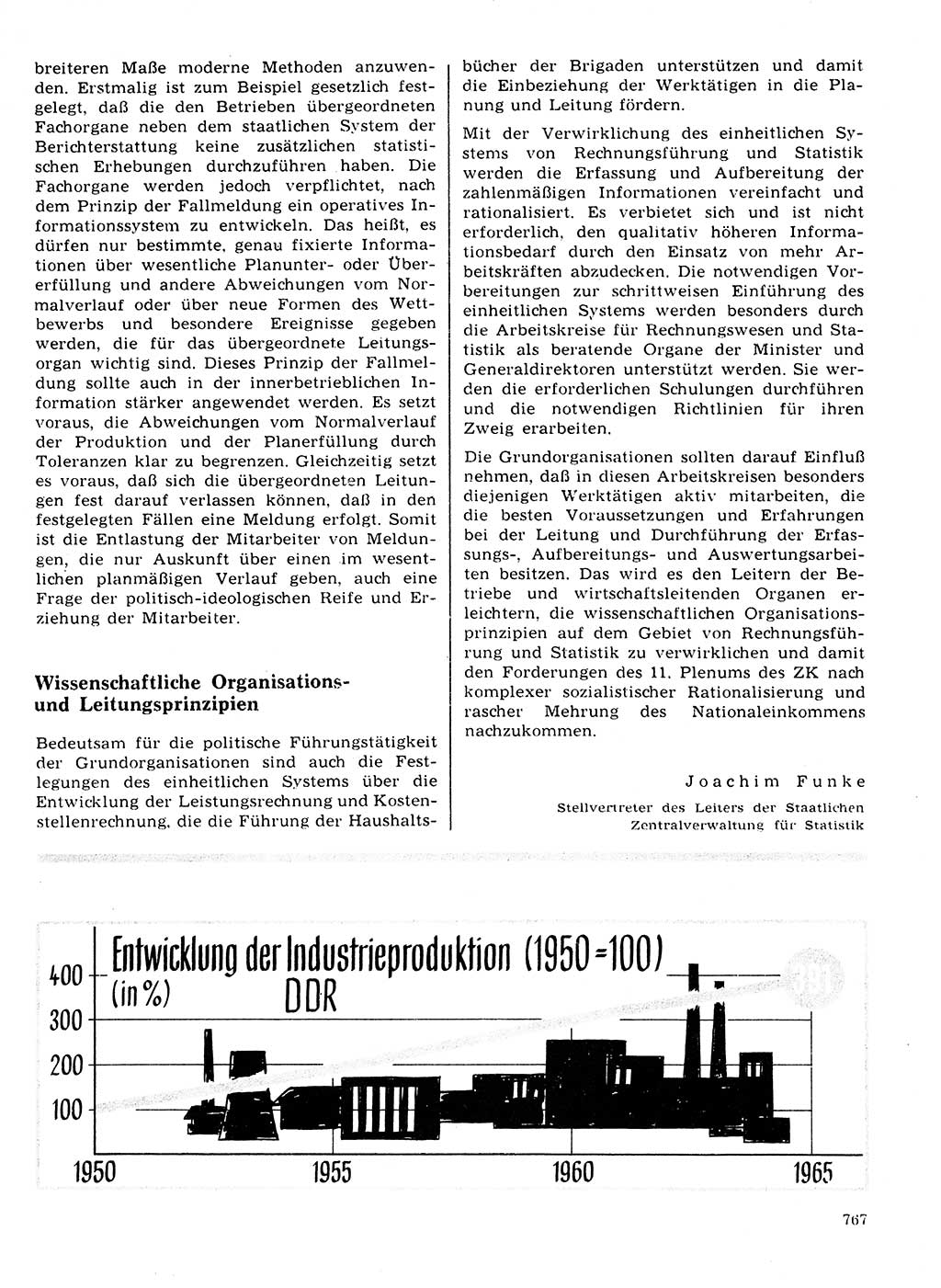 Neuer Weg (NW), Organ des Zentralkomitees (ZK) der SED (Sozialistische Einheitspartei Deutschlands) für Fragen des Parteilebens, 21. Jahrgang [Deutsche Demokratische Republik (DDR)] 1966, Seite 767 (NW ZK SED DDR 1966, S. 767)