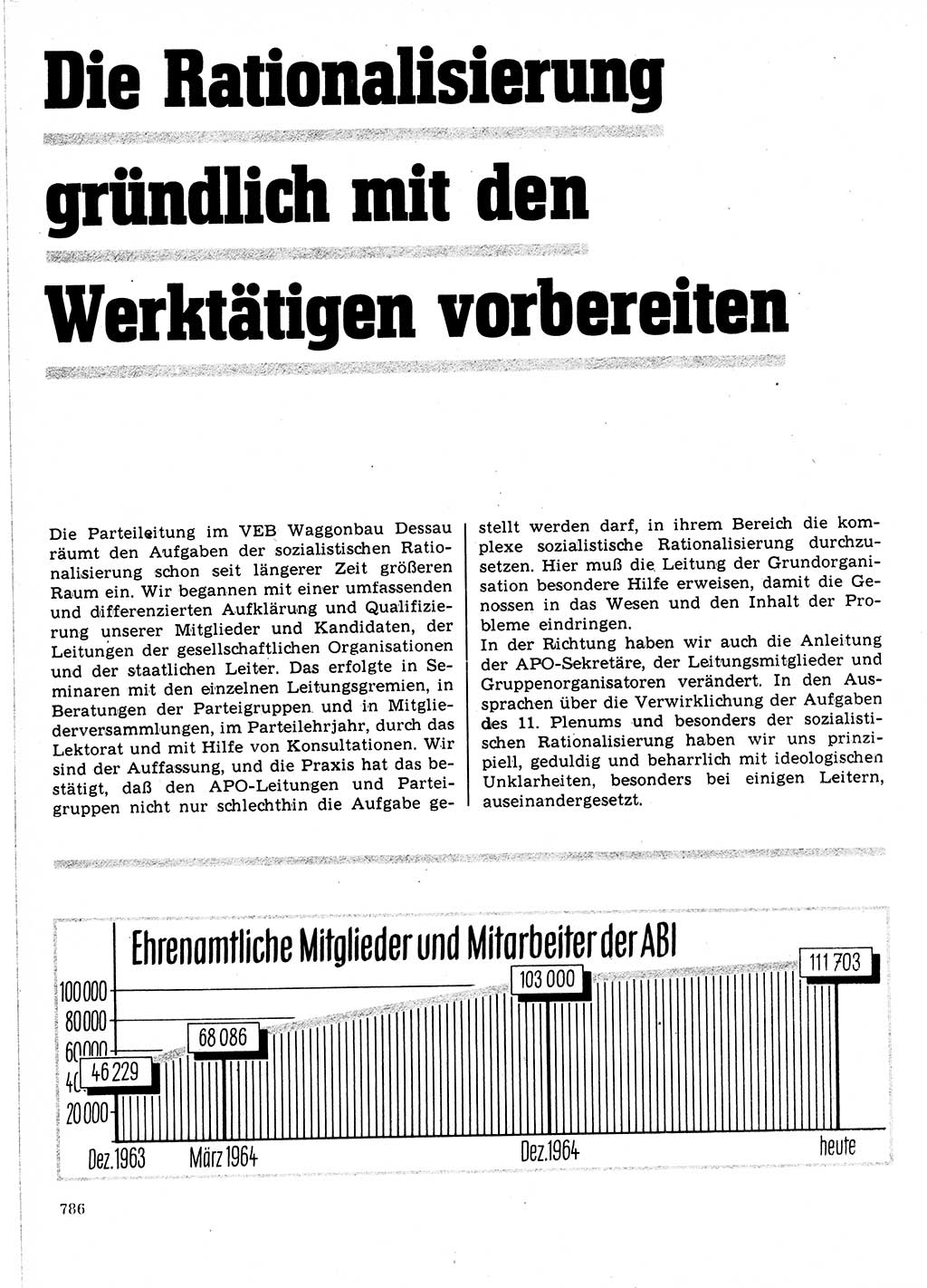 Neuer Weg (NW), Organ des Zentralkomitees (ZK) der SED (Sozialistische Einheitspartei Deutschlands) für Fragen des Parteilebens, 21. Jahrgang [Deutsche Demokratische Republik (DDR)] 1966, Seite 786 (NW ZK SED DDR 1966, S. 786)