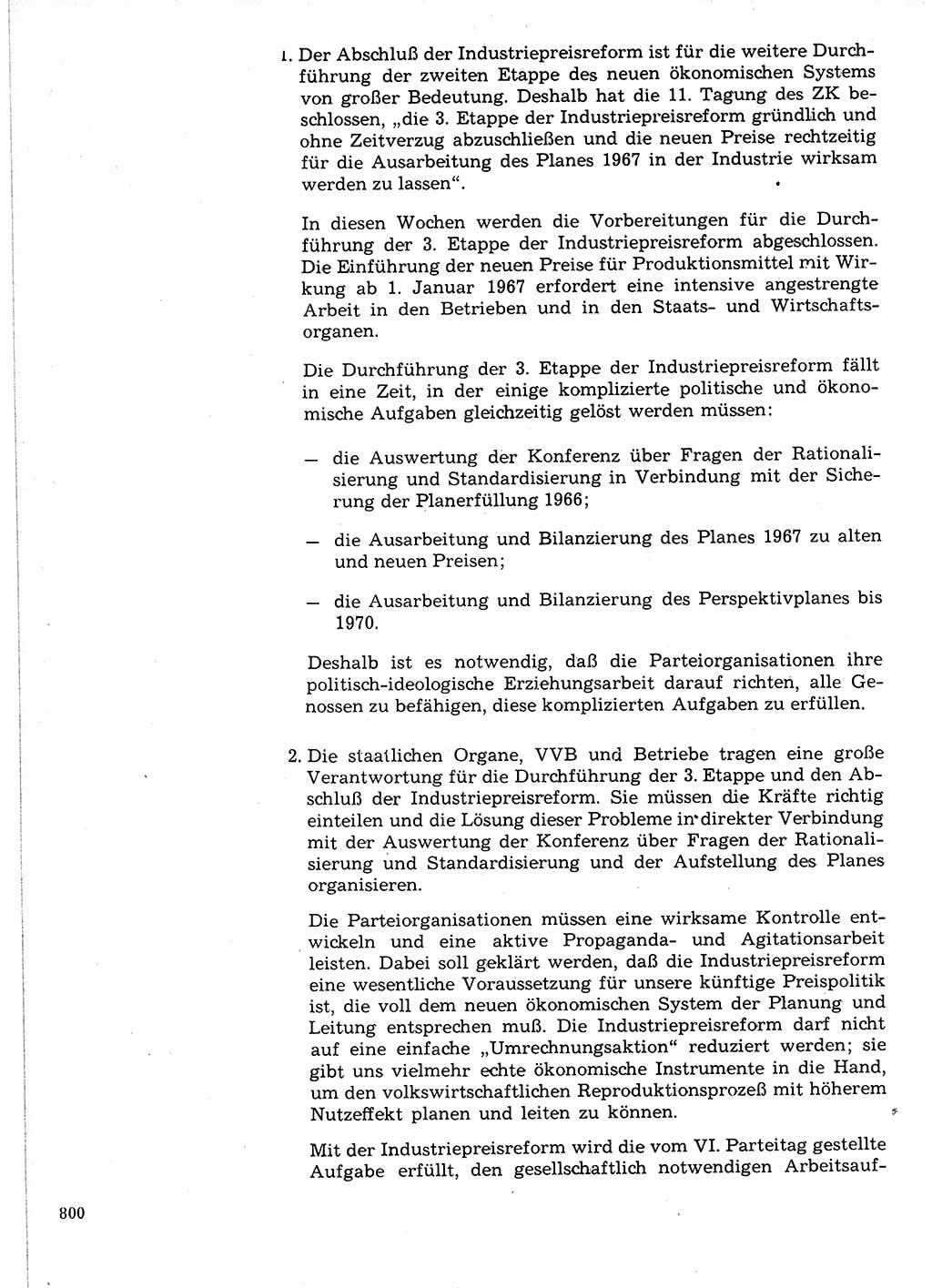 Neuer Weg (NW), Organ des Zentralkomitees (ZK) der SED (Sozialistische Einheitspartei Deutschlands) für Fragen des Parteilebens, 21. Jahrgang [Deutsche Demokratische Republik (DDR)] 1966, Seite 800 (NW ZK SED DDR 1966, S. 800)