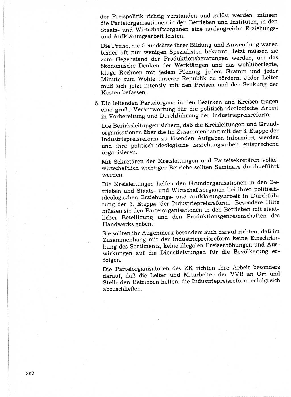 Neuer Weg (NW), Organ des Zentralkomitees (ZK) der SED (Sozialistische Einheitspartei Deutschlands) für Fragen des Parteilebens, 21. Jahrgang [Deutsche Demokratische Republik (DDR)] 1966, Seite 802 (NW ZK SED DDR 1966, S. 802)