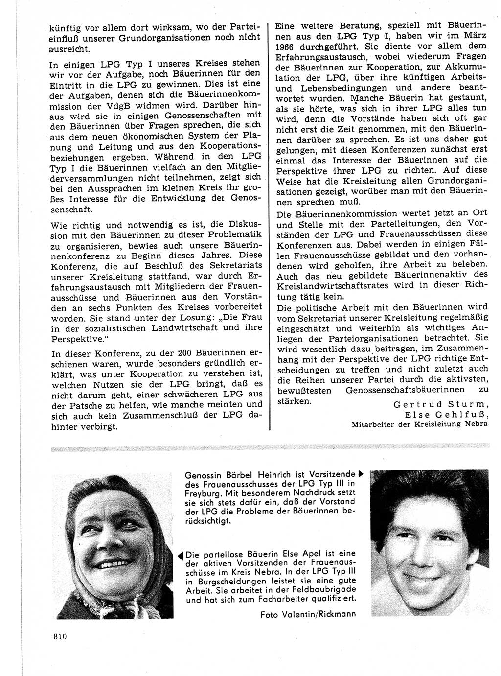 Neuer Weg (NW), Organ des Zentralkomitees (ZK) der SED (Sozialistische Einheitspartei Deutschlands) für Fragen des Parteilebens, 21. Jahrgang [Deutsche Demokratische Republik (DDR)] 1966, Seite 810 (NW ZK SED DDR 1966, S. 810)