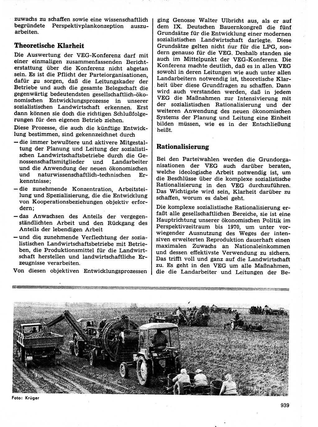 Neuer Weg (NW), Organ des Zentralkomitees (ZK) der SED (Sozialistische Einheitspartei Deutschlands) für Fragen des Parteilebens, 21. Jahrgang [Deutsche Demokratische Republik (DDR)] 1966, Seite 939 (NW ZK SED DDR 1966, S. 939)