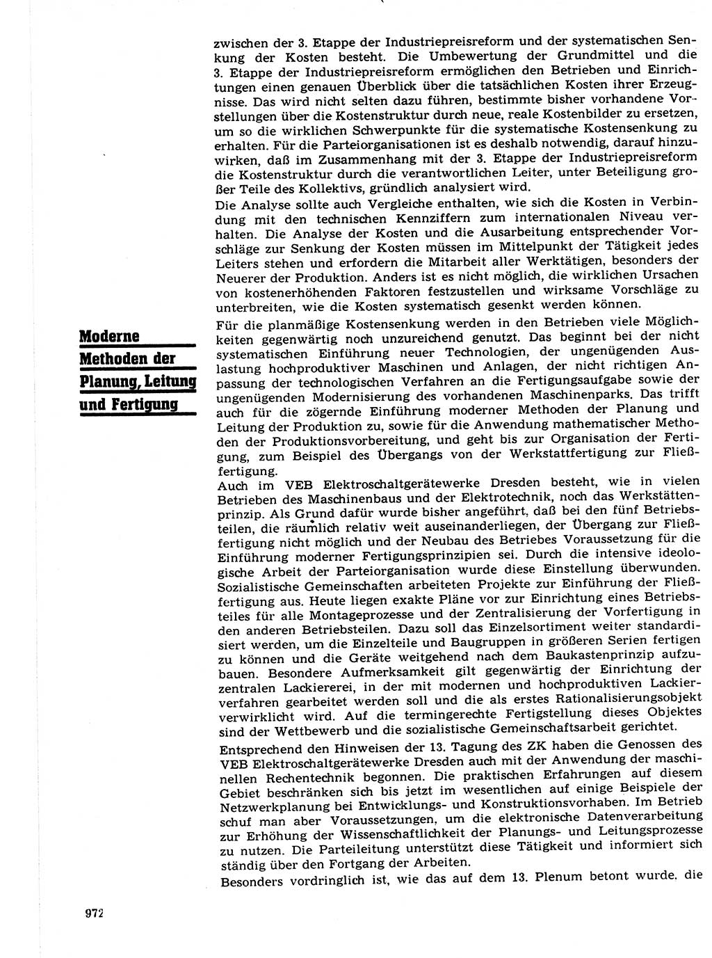 Neuer Weg (NW), Organ des Zentralkomitees (ZK) der SED (Sozialistische Einheitspartei Deutschlands) für Fragen des Parteilebens, 21. Jahrgang [Deutsche Demokratische Republik (DDR)] 1966, Seite 972 (NW ZK SED DDR 1966, S. 972)