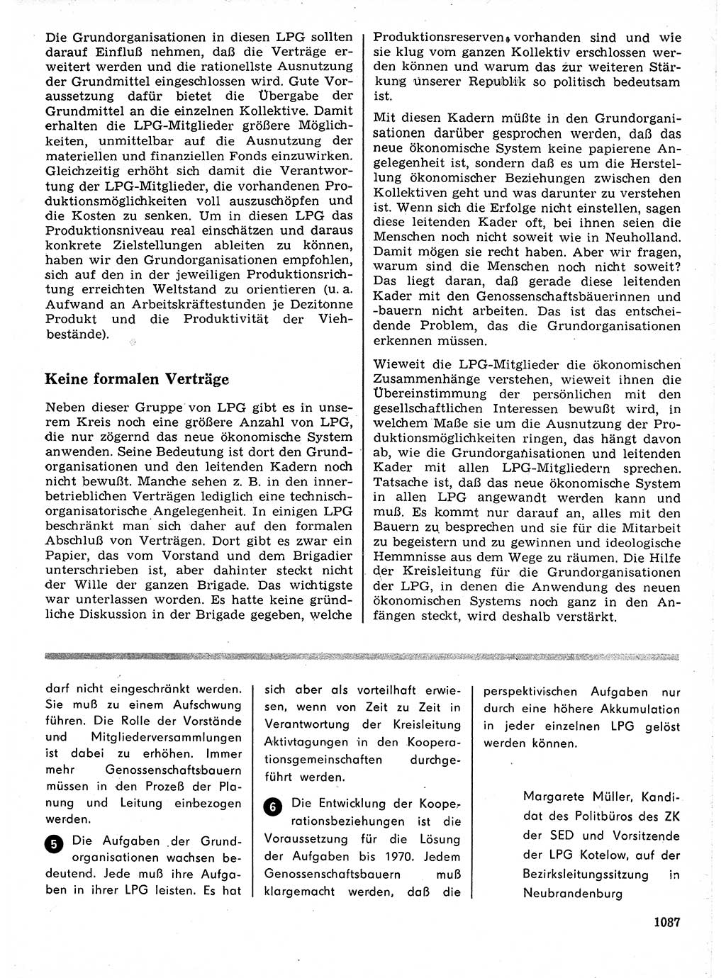 Neuer Weg (NW), Organ des Zentralkomitees (ZK) der SED (Sozialistische Einheitspartei Deutschlands) für Fragen des Parteilebens, 21. Jahrgang [Deutsche Demokratische Republik (DDR)] 1966, Seite 1087 (NW ZK SED DDR 1966, S. 1087)