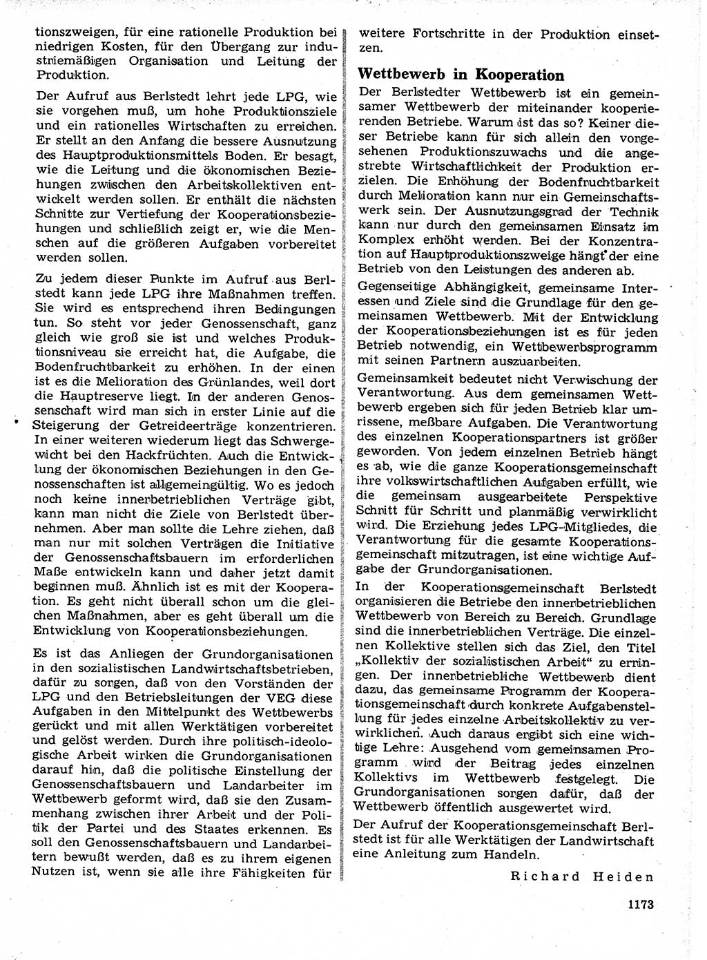 Neuer Weg (NW), Organ des Zentralkomitees (ZK) der SED (Sozialistische Einheitspartei Deutschlands) für Fragen des Parteilebens, 21. Jahrgang [Deutsche Demokratische Republik (DDR)] 1966, Seite 1173 (NW ZK SED DDR 1966, S. 1173)