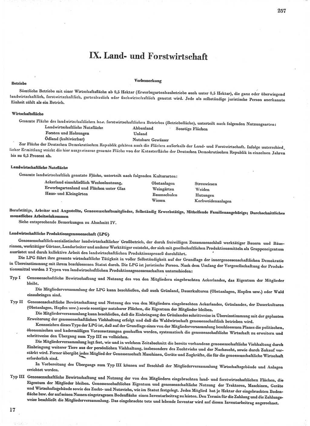 Statistisches Jahrbuch der Deutschen Demokratischen Republik (DDR) 1966, Seite 257 (Stat. Jb. DDR 1966, S. 257)
