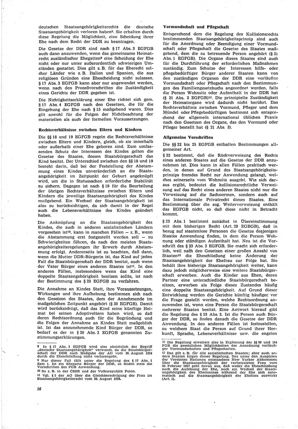 Neue Justiz (NJ), Zeitschrift für Recht und Rechtswissenschaft [Deutsche Demokratische Republik (DDR)], 20. Jahrgang 1966, Seite 16 (NJ DDR 1966, S. 16)