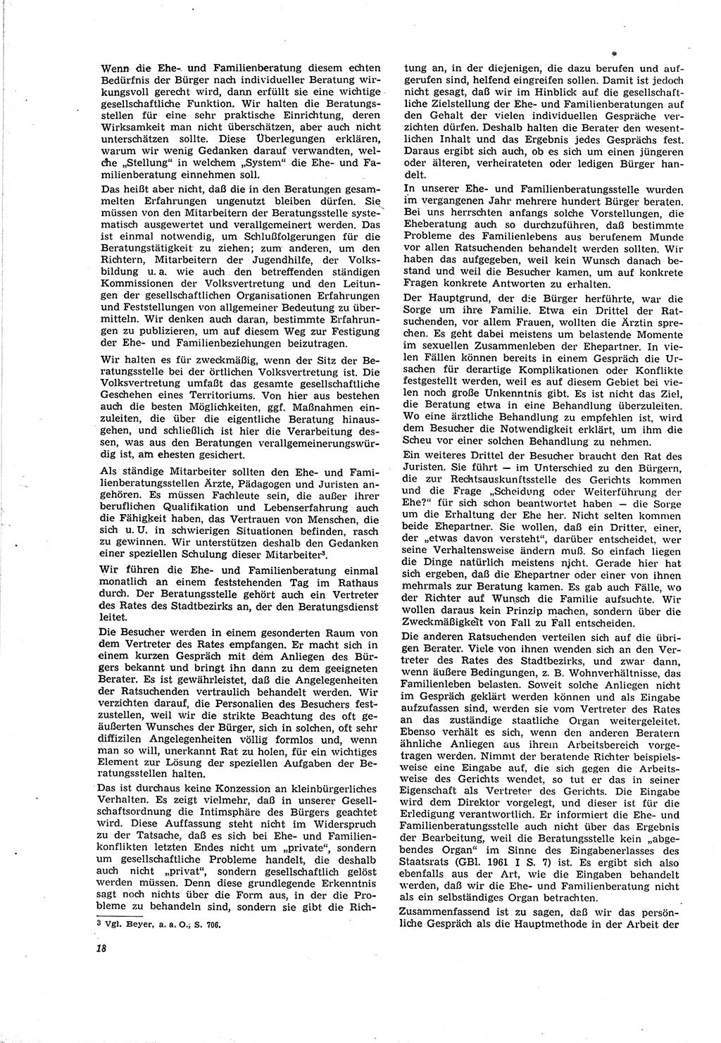 Neue Justiz (NJ), Zeitschrift für Recht und Rechtswissenschaft [Deutsche Demokratische Republik (DDR)], 20. Jahrgang 1966, Seite 18 (NJ DDR 1966, S. 18)