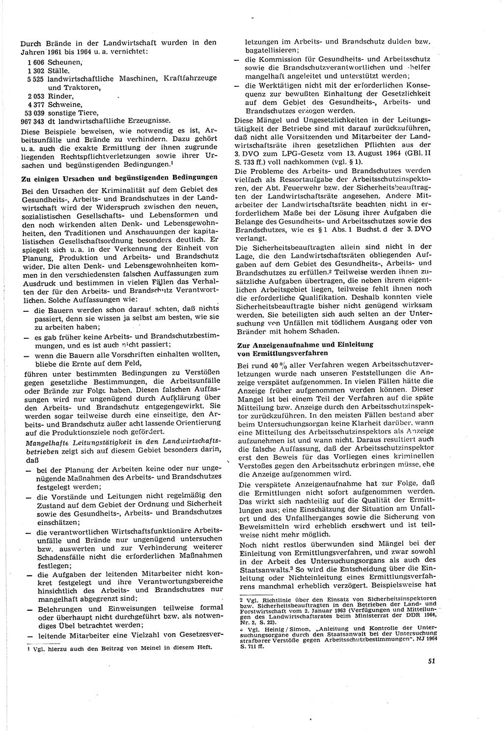 Neue Justiz (NJ), Zeitschrift für Recht und Rechtswissenschaft [Deutsche Demokratische Republik (DDR)], 20. Jahrgang 1966, Seite 51 (NJ DDR 1966, S. 51)