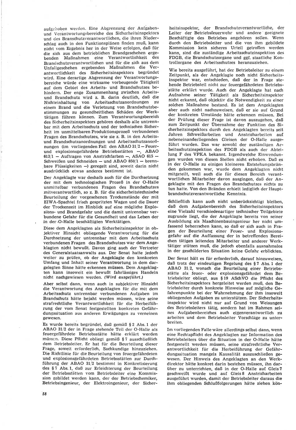 Neue Justiz (NJ), Zeitschrift für Recht und Rechtswissenschaft [Deutsche Demokratische Republik (DDR)], 20. Jahrgang 1966, Seite 58 (NJ DDR 1966, S. 58)