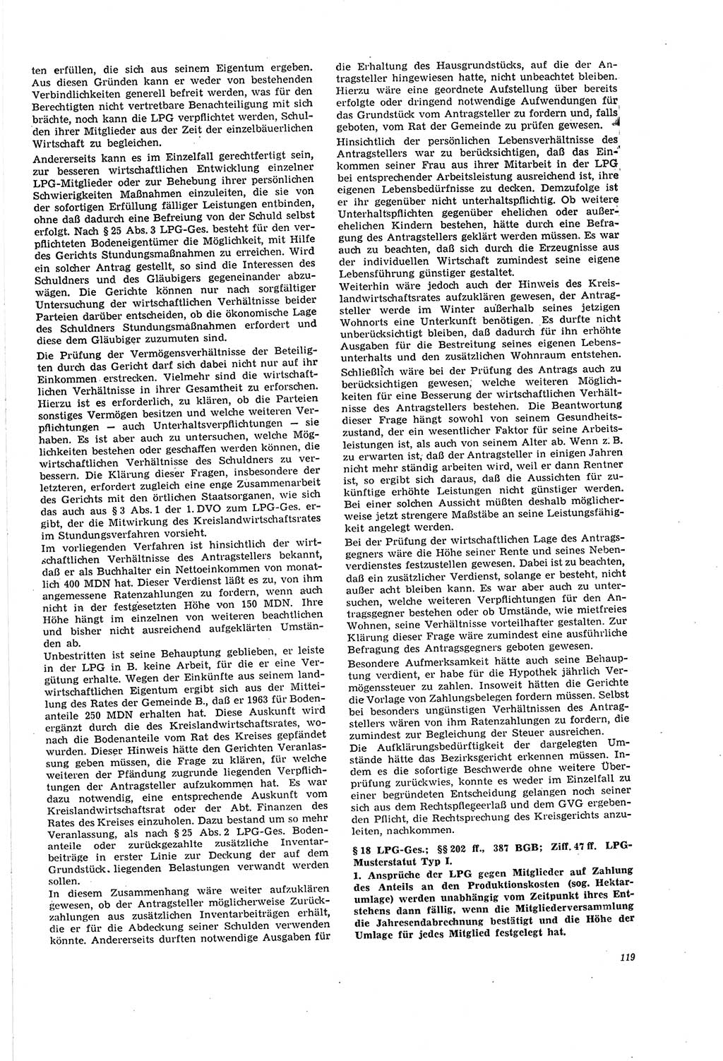 Neue Justiz (NJ), Zeitschrift für Recht und Rechtswissenschaft [Deutsche Demokratische Republik (DDR)], 20. Jahrgang 1966, Seite 119 (NJ DDR 1966, S. 119)