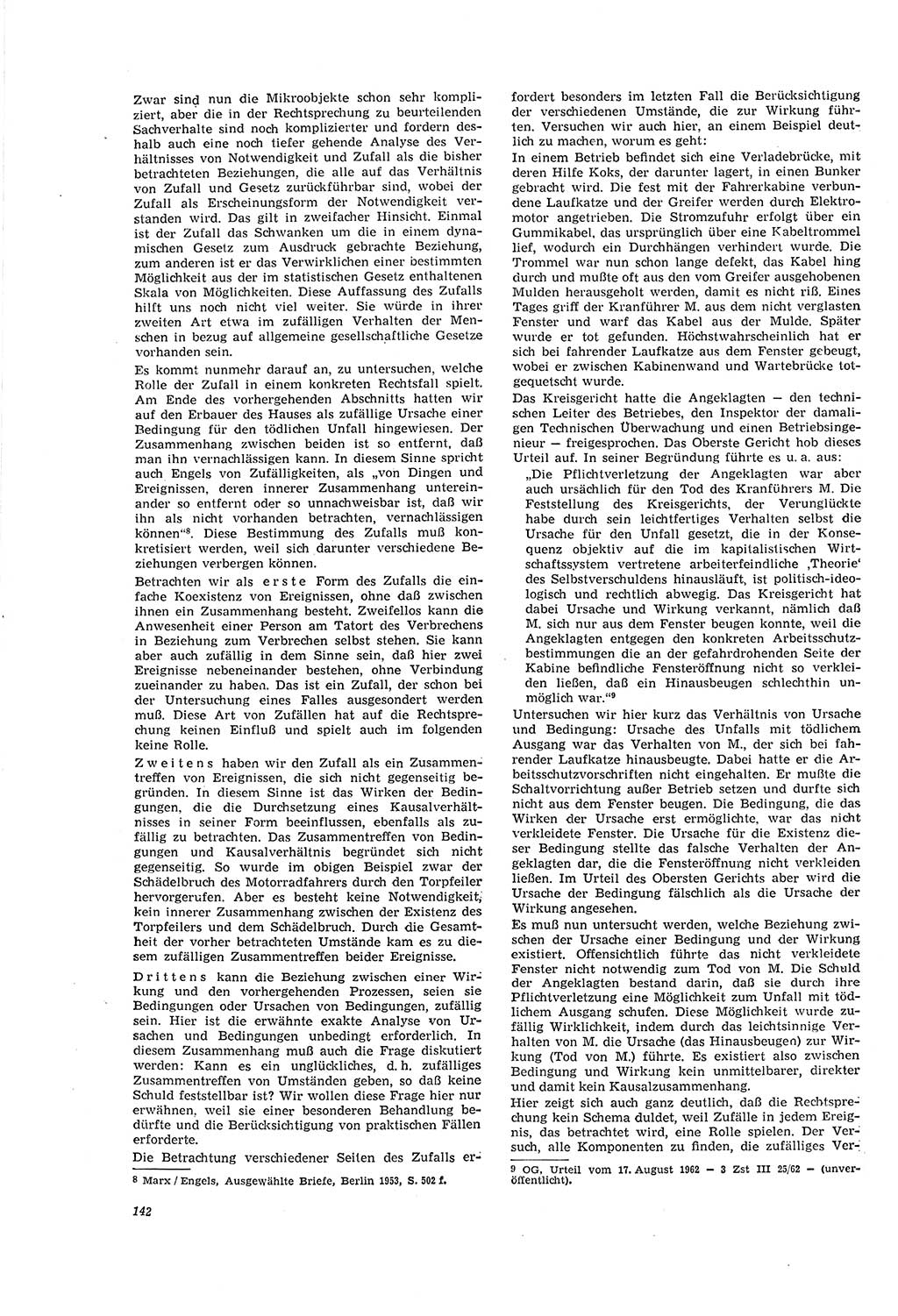 Neue Justiz (NJ), Zeitschrift für Recht und Rechtswissenschaft [Deutsche Demokratische Republik (DDR)], 20. Jahrgang 1966, Seite 142 (NJ DDR 1966, S. 142)