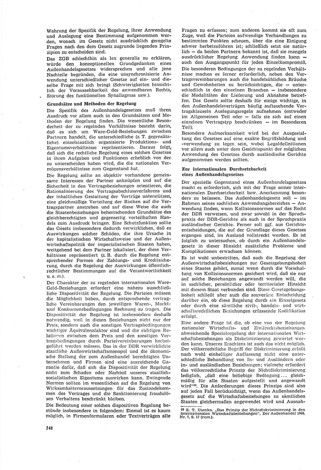 Neue Justiz (NJ), Zeitschrift für Recht und Rechtswissenschaft [Deutsche Demokratische Republik (DDR)], 20. Jahrgang 1966, Seite 148 (NJ DDR 1966, S. 148)