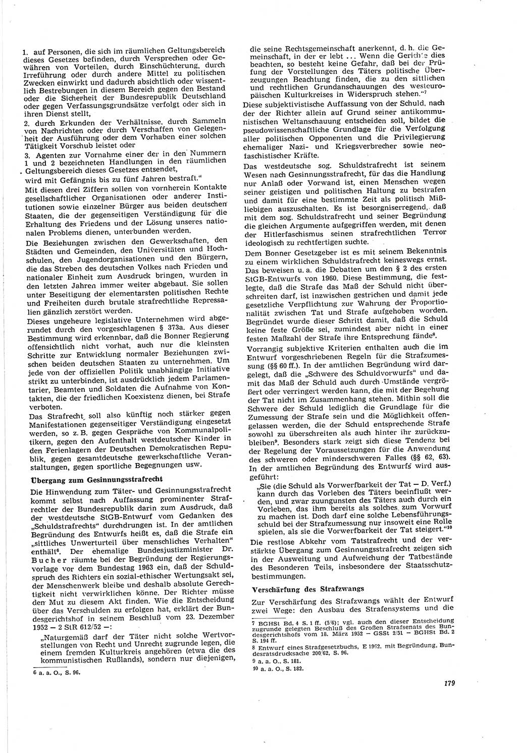 Neue Justiz (NJ), Zeitschrift für Recht und Rechtswissenschaft [Deutsche Demokratische Republik (DDR)], 20. Jahrgang 1966, Seite 179 (NJ DDR 1966, S. 179)