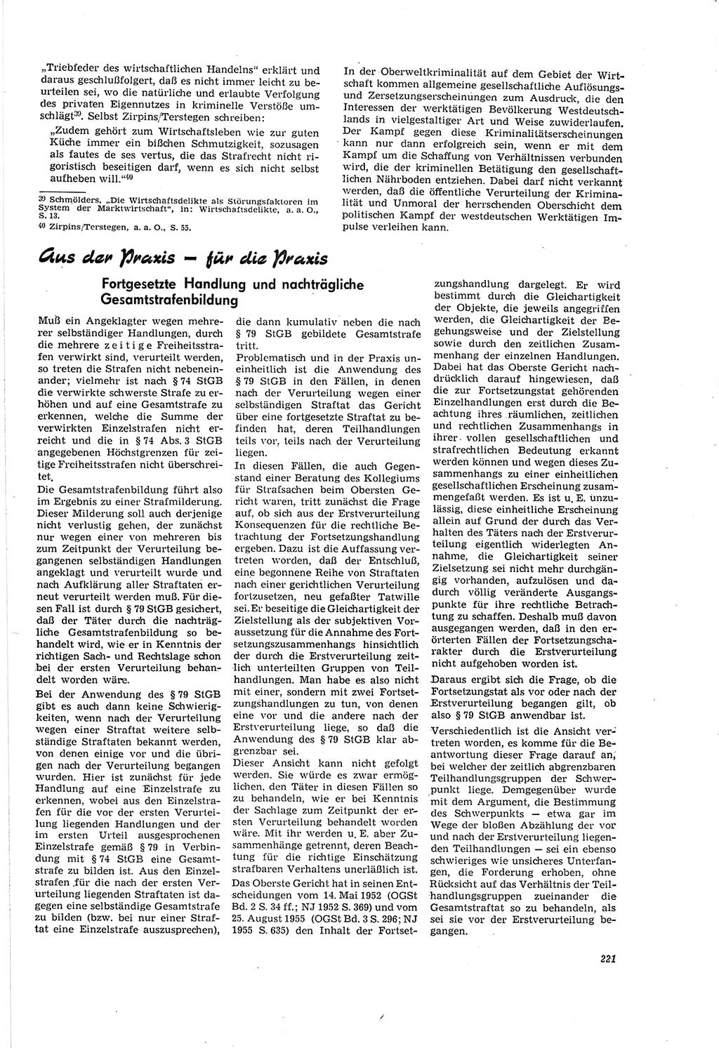 Neue Justiz (NJ), Zeitschrift für Recht und Rechtswissenschaft [Deutsche Demokratische Republik (DDR)], 20. Jahrgang 1966, Seite 221 (NJ DDR 1966, S. 221)