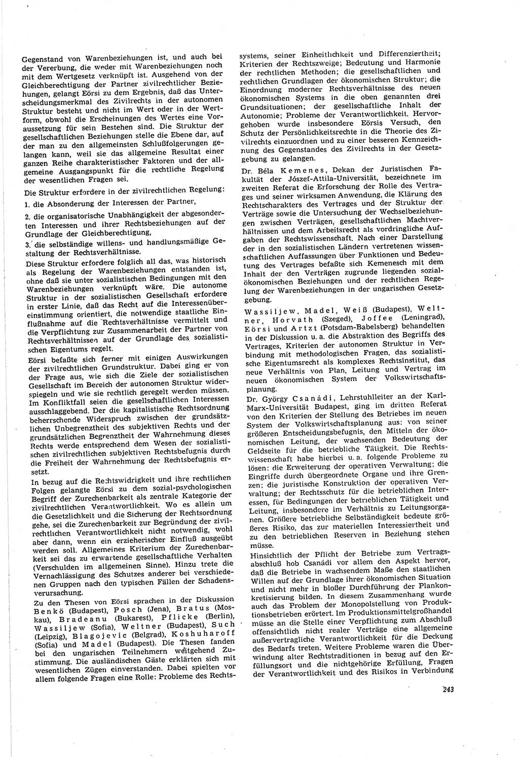 Neue Justiz (NJ), Zeitschrift für Recht und Rechtswissenschaft [Deutsche Demokratische Republik (DDR)], 20. Jahrgang 1966, Seite 243 (NJ DDR 1966, S. 243)