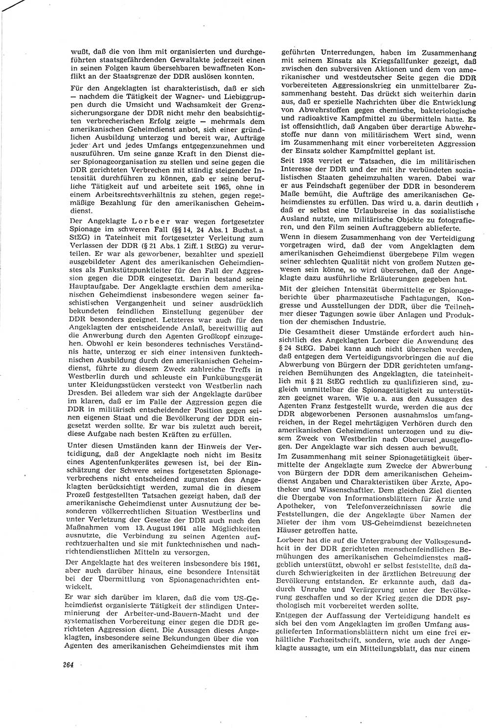 Neue Justiz (NJ), Zeitschrift für Recht und Rechtswissenschaft [Deutsche Demokratische Republik (DDR)], 20. Jahrgang 1966, Seite 264 (NJ DDR 1966, S. 264)