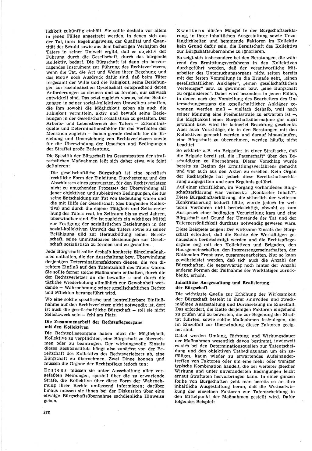 Neue Justiz (NJ), Zeitschrift für Recht und Rechtswissenschaft [Deutsche Demokratische Republik (DDR)], 20. Jahrgang 1966, Seite 328 (NJ DDR 1966, S. 328)