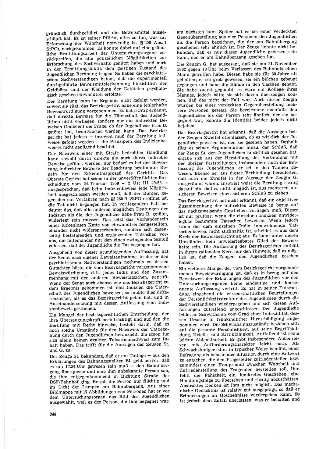 Neue Justiz (NJ), Zeitschrift für Recht und Rechtswissenschaft [Deutsche Demokratische Republik (DDR)], 20. Jahrgang 1966, Seite 348 (NJ DDR 1966, S. 348)