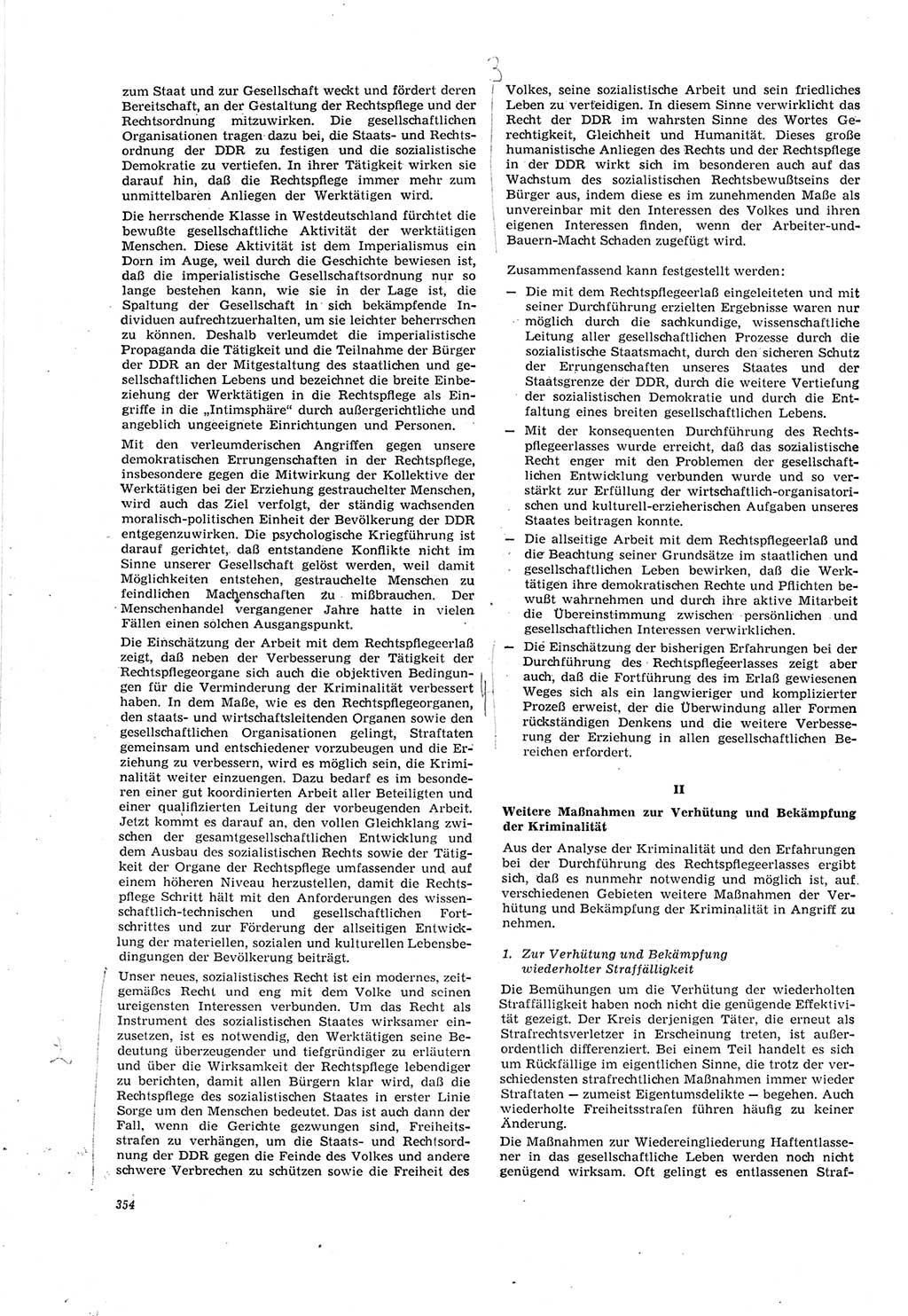 Neue Justiz (NJ), Zeitschrift für Recht und Rechtswissenschaft [Deutsche Demokratische Republik (DDR)], 20. Jahrgang 1966, Seite 354 (NJ DDR 1966, S. 354)
