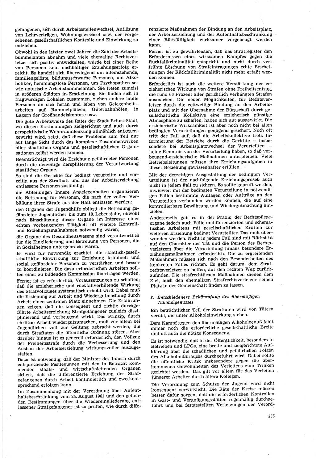Neue Justiz (NJ), Zeitschrift für Recht und Rechtswissenschaft [Deutsche Demokratische Republik (DDR)], 20. Jahrgang 1966, Seite 355 (NJ DDR 1966, S. 355)