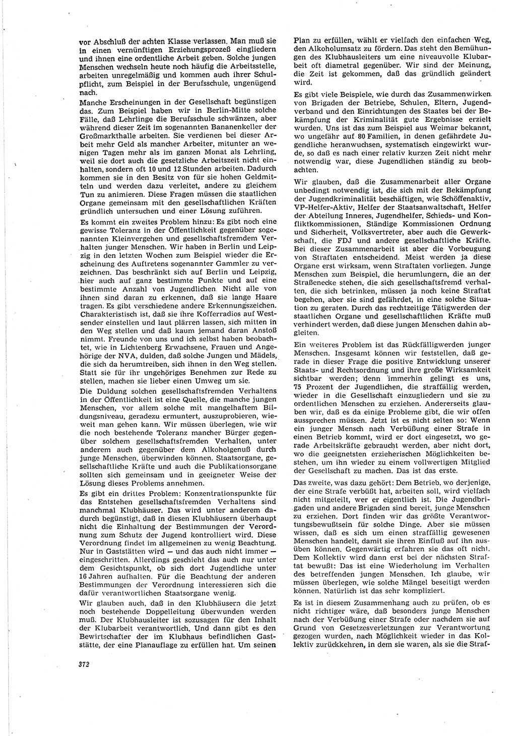 Neue Justiz (NJ), Zeitschrift für Recht und Rechtswissenschaft [Deutsche Demokratische Republik (DDR)], 20. Jahrgang 1966, Seite 372 (NJ DDR 1966, S. 372)