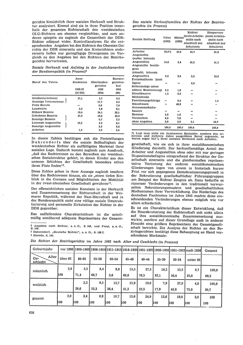 Neue Justiz (NJ), Zeitschrift für Recht und Rechtswissenschaft [Deutsche Demokratische Republik (DDR)], 20. Jahrgang 1966, Seite 620 (NJ DDR 1966, S. 620)