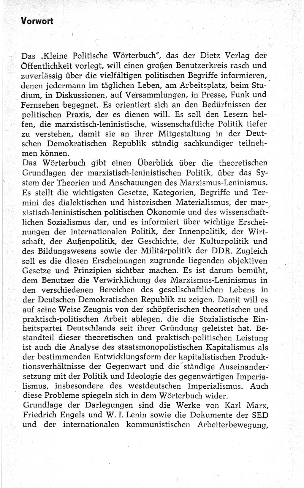 Kleines politisches Wörterbuch [Deutsche Demokratische Republik (DDR)] 1967, Seite 5 (Kl. pol. Wb. DDR 1967, S. 5)