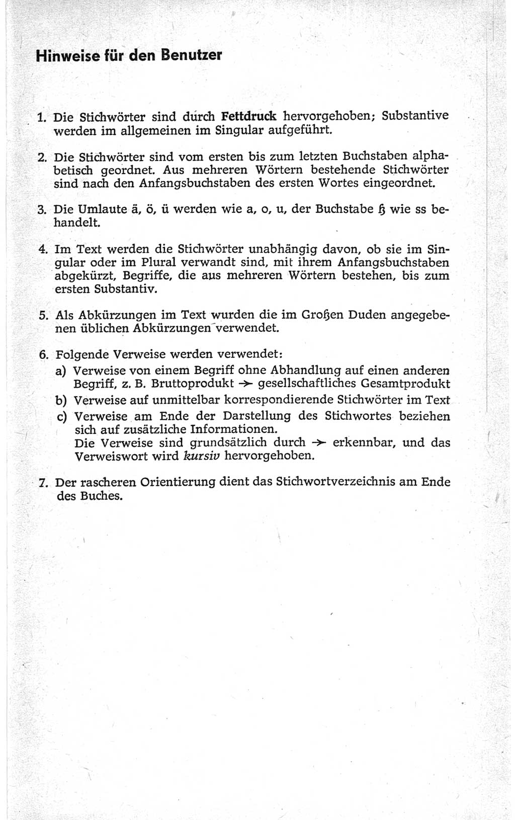 Kleines politisches Wörterbuch [Deutsche Demokratische Republik (DDR)] 1967, Seite 7 (Kl. pol. Wb. DDR 1967, S. 7)