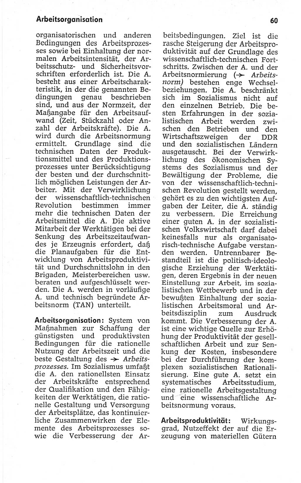 Kleines politisches Wörterbuch [Deutsche Demokratische Republik (DDR)] 1967, Seite 60 (Kl. pol. Wb. DDR 1967, S. 60)