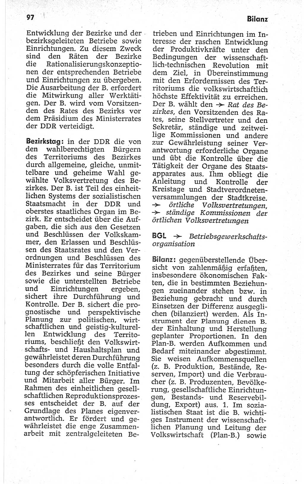 Kleines politisches Wörterbuch [Deutsche Demokratische Republik (DDR)] 1967, Seite 97 (Kl. pol. Wb. DDR 1967, S. 97)