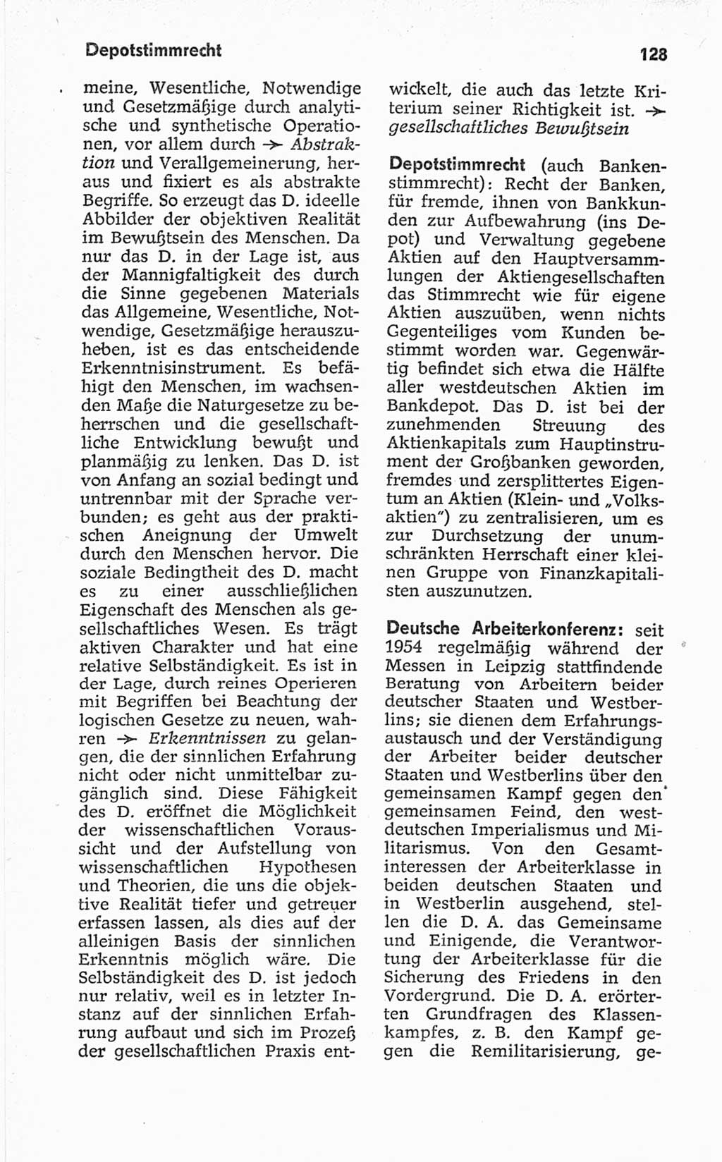 Kleines politisches Wörterbuch [Deutsche Demokratische Republik (DDR)] 1967, Seite 128 (Kl. pol. Wb. DDR 1967, S. 128)