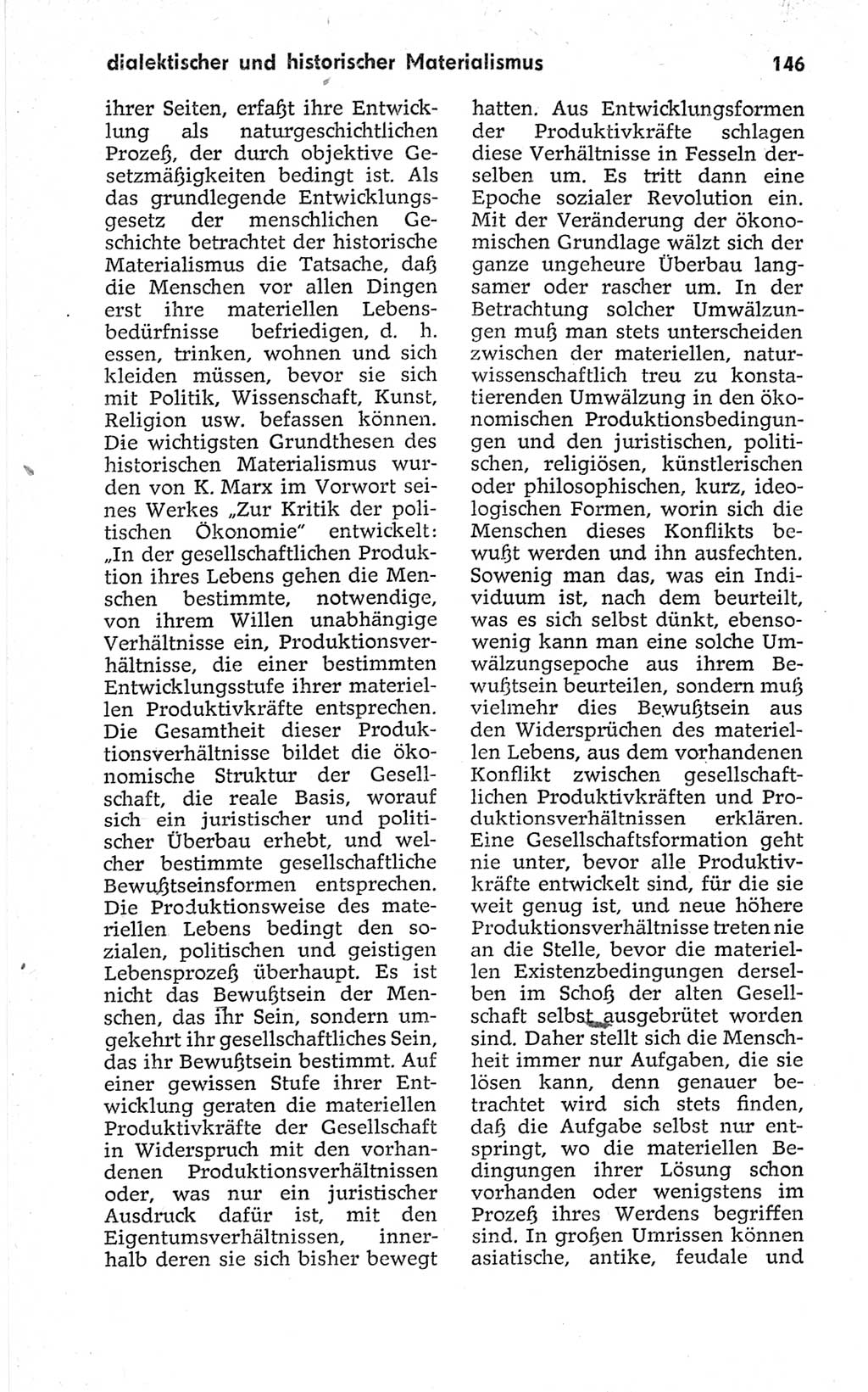 Kleines politisches Wörterbuch [Deutsche Demokratische Republik (DDR)] 1967, Seite 146 (Kl. pol. Wb. DDR 1967, S. 146)
