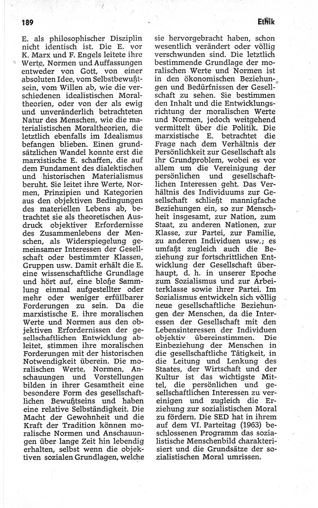 Kleines politisches Wörterbuch [Deutsche Demokratische Republik (DDR)] 1967, Seite 189 (Kl. pol. Wb. DDR 1967, S. 189)