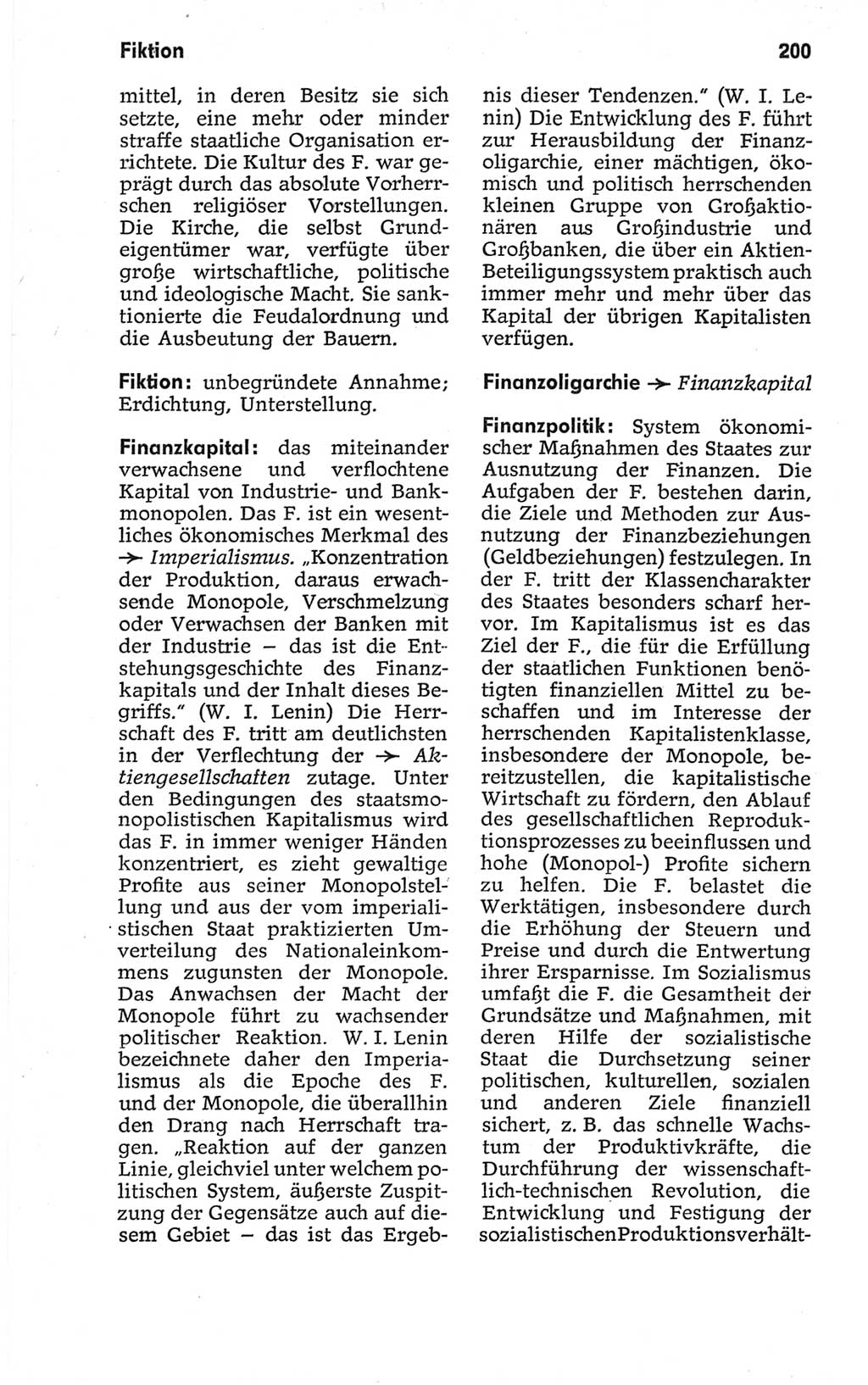 Kleines politisches Wörterbuch [Deutsche Demokratische Republik (DDR)] 1967, Seite 200 (Kl. pol. Wb. DDR 1967, S. 200)