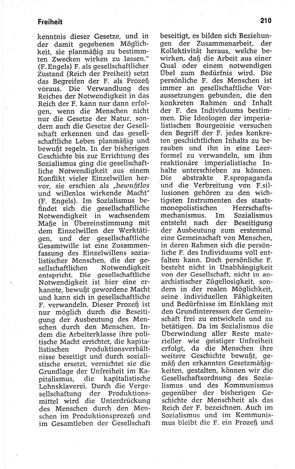 Kleines politisches Wörterbuch [Deutsche Demokratische Republik (DDR)] 1967, Seite 210 (Kl. pol. Wb. DDR 1967, S. 210)