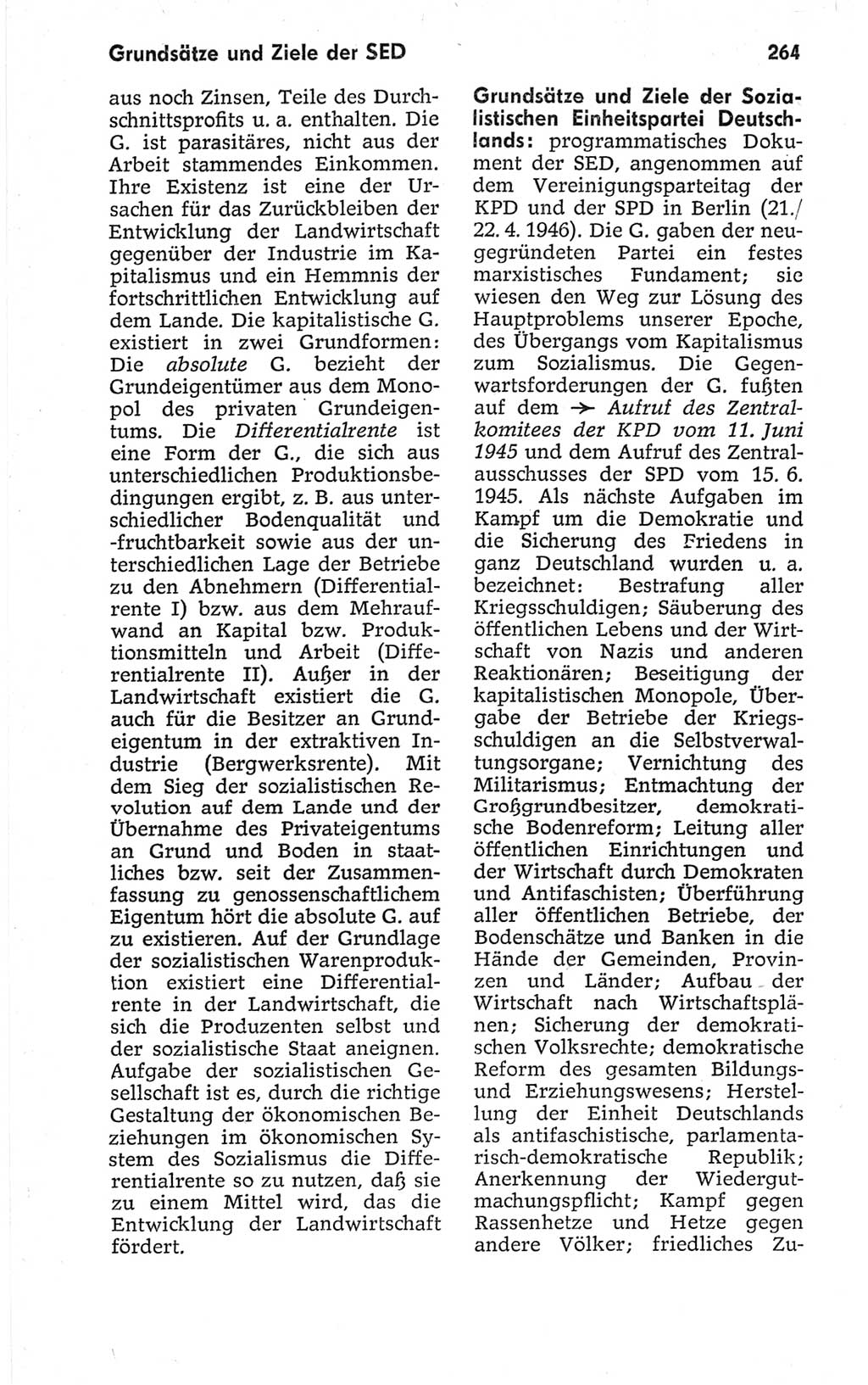 Kleines politisches Wörterbuch [Deutsche Demokratische Republik (DDR)] 1967, Seite 264 (Kl. pol. Wb. DDR 1967, S. 264)