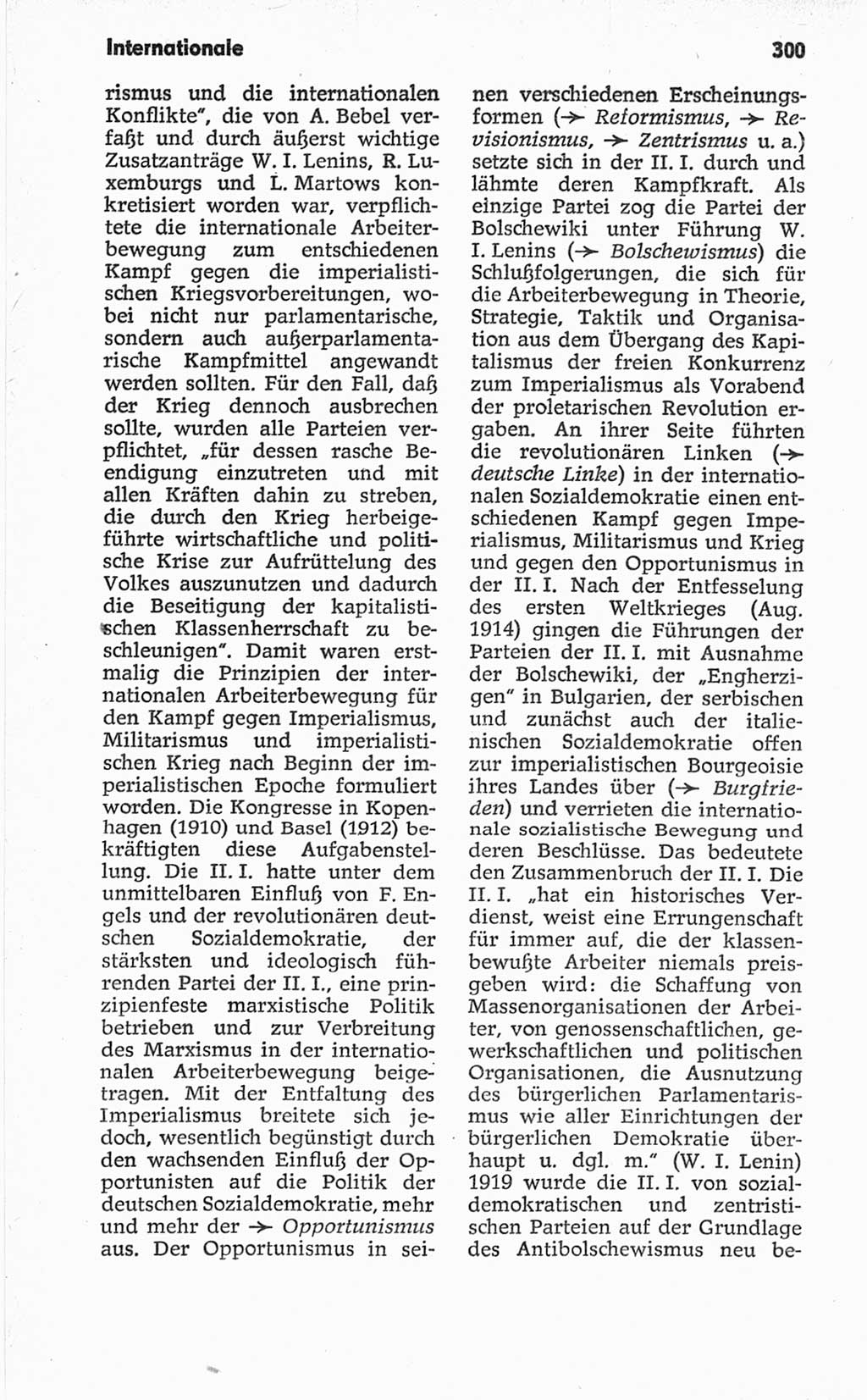Kleines politisches Wörterbuch [Deutsche Demokratische Republik (DDR)] 1967, Seite 300 (Kl. pol. Wb. DDR 1967, S. 300)