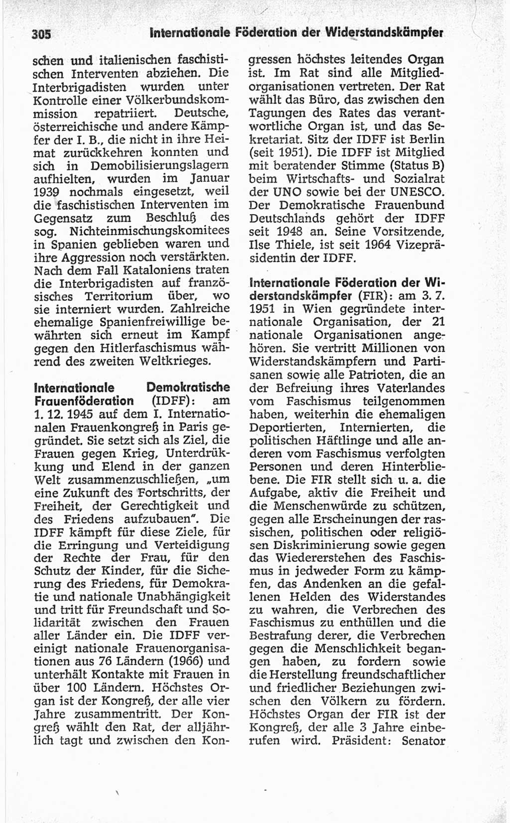 Kleines politisches Wörterbuch [Deutsche Demokratische Republik (DDR)] 1967, Seite 305 (Kl. pol. Wb. DDR 1967, S. 305)
