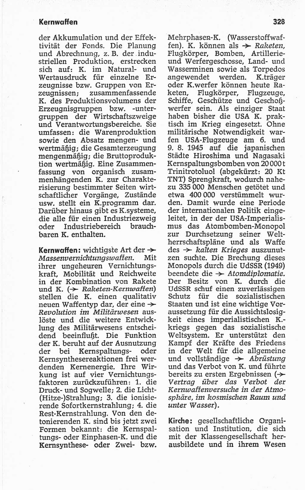 Kleines politisches Wörterbuch [Deutsche Demokratische Republik (DDR)] 1967, Seite 328 (Kl. pol. Wb. DDR 1967, S. 328)