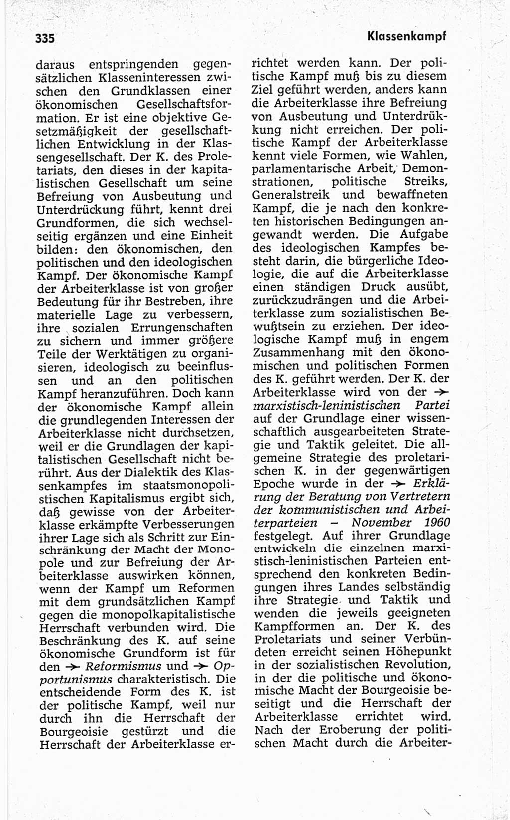 Kleines politisches Wörterbuch [Deutsche Demokratische Republik (DDR)] 1967, Seite 335 (Kl. pol. Wb. DDR 1967, S. 335)