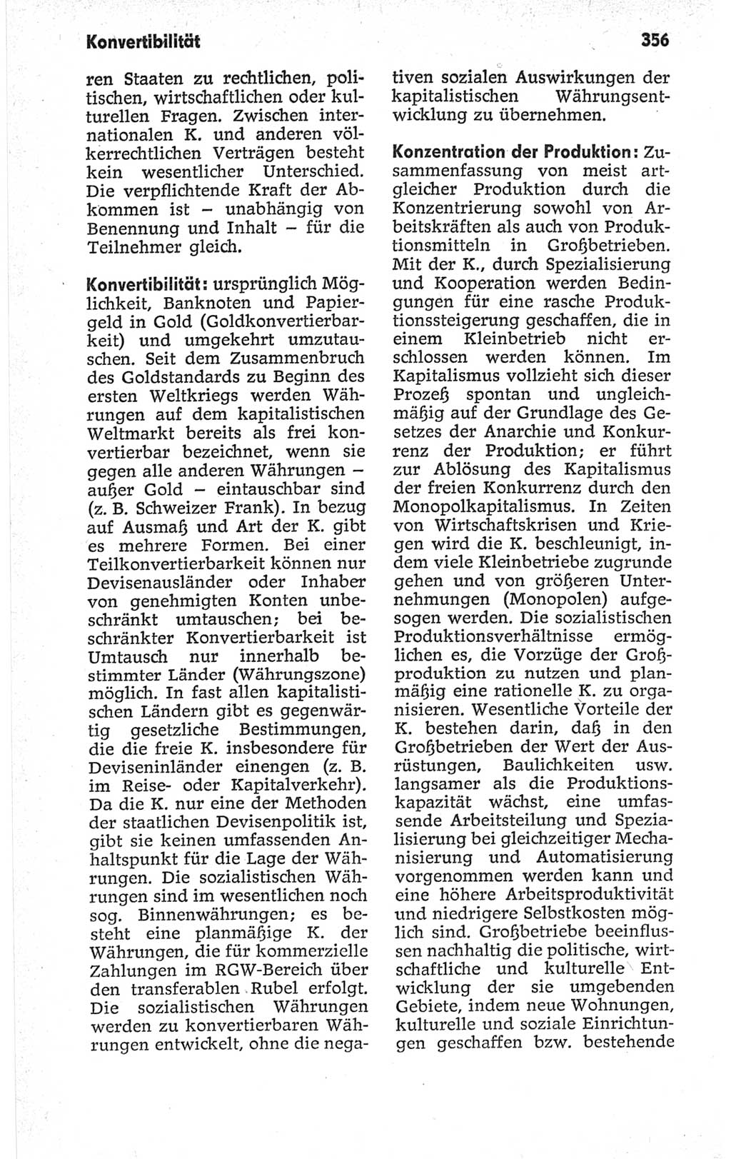 Kleines politisches Wörterbuch [Deutsche Demokratische Republik (DDR)] 1967, Seite 356 (Kl. pol. Wb. DDR 1967, S. 356)