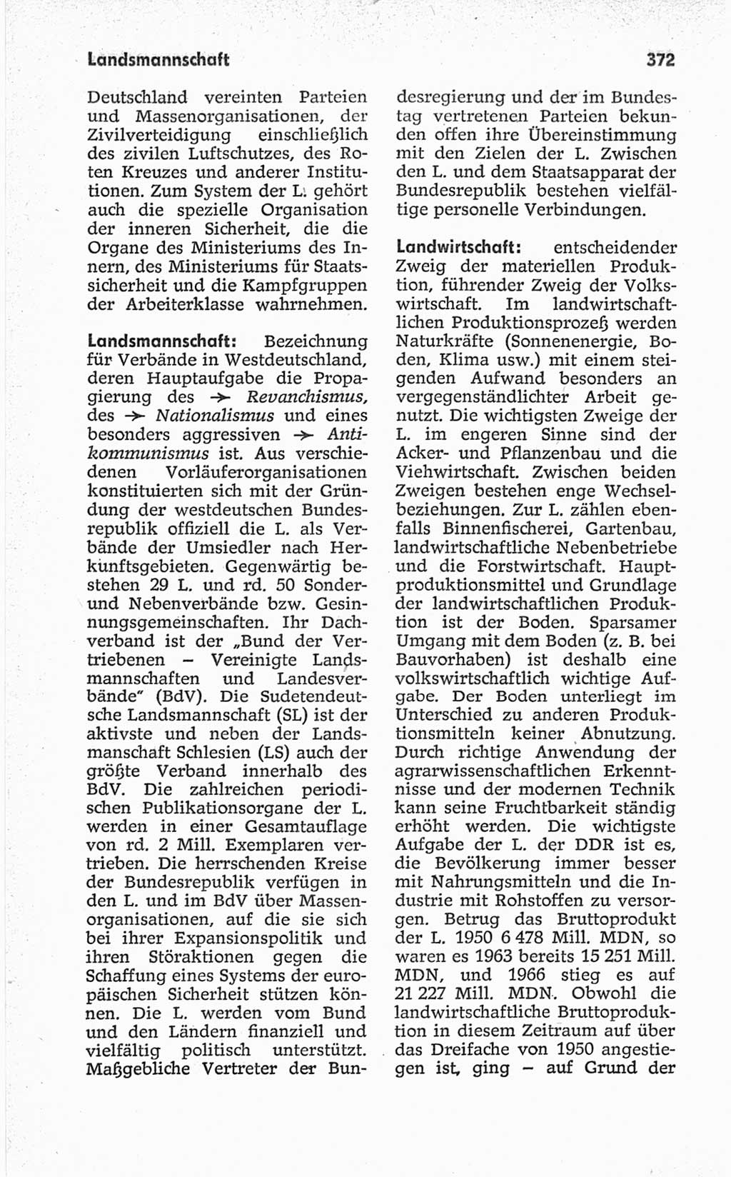 Kleines politisches Wörterbuch [Deutsche Demokratische Republik (DDR)] 1967, Seite 372 (Kl. pol. Wb. DDR 1967, S. 372)