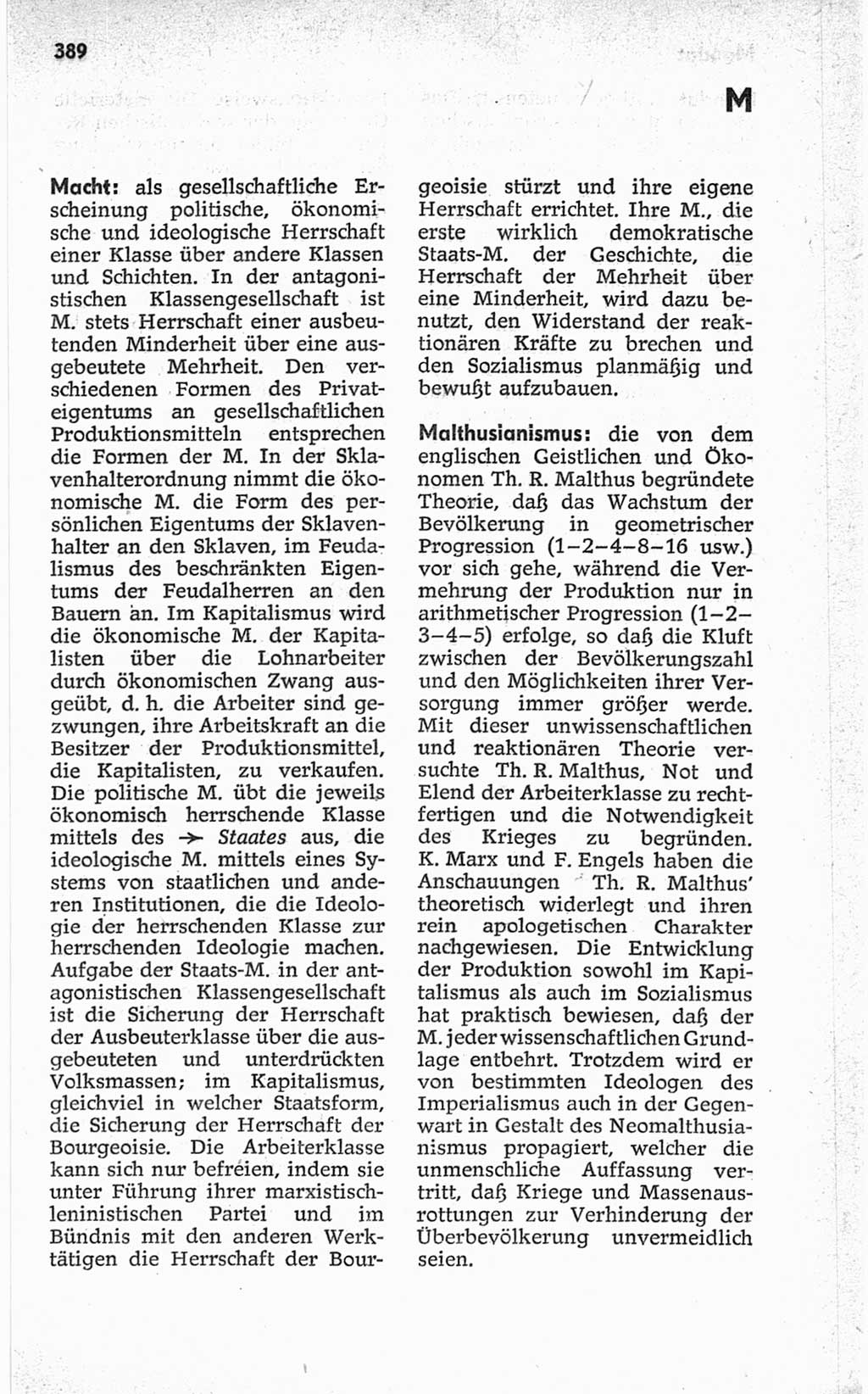 Kleines politisches Wörterbuch [Deutsche Demokratische Republik (DDR)] 1967, Seite 389 (Kl. pol. Wb. DDR 1967, S. 389)