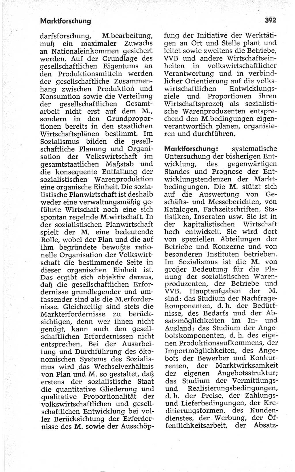 Kleines politisches Wörterbuch [Deutsche Demokratische Republik (DDR)] 1967, Seite 392 (Kl. pol. Wb. DDR 1967, S. 392)