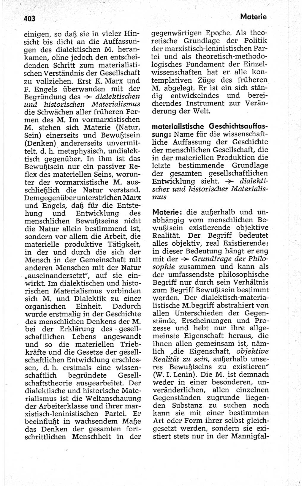 Kleines politisches Wörterbuch [Deutsche Demokratische Republik (DDR)] 1967, Seite 403 (Kl. pol. Wb. DDR 1967, S. 403)