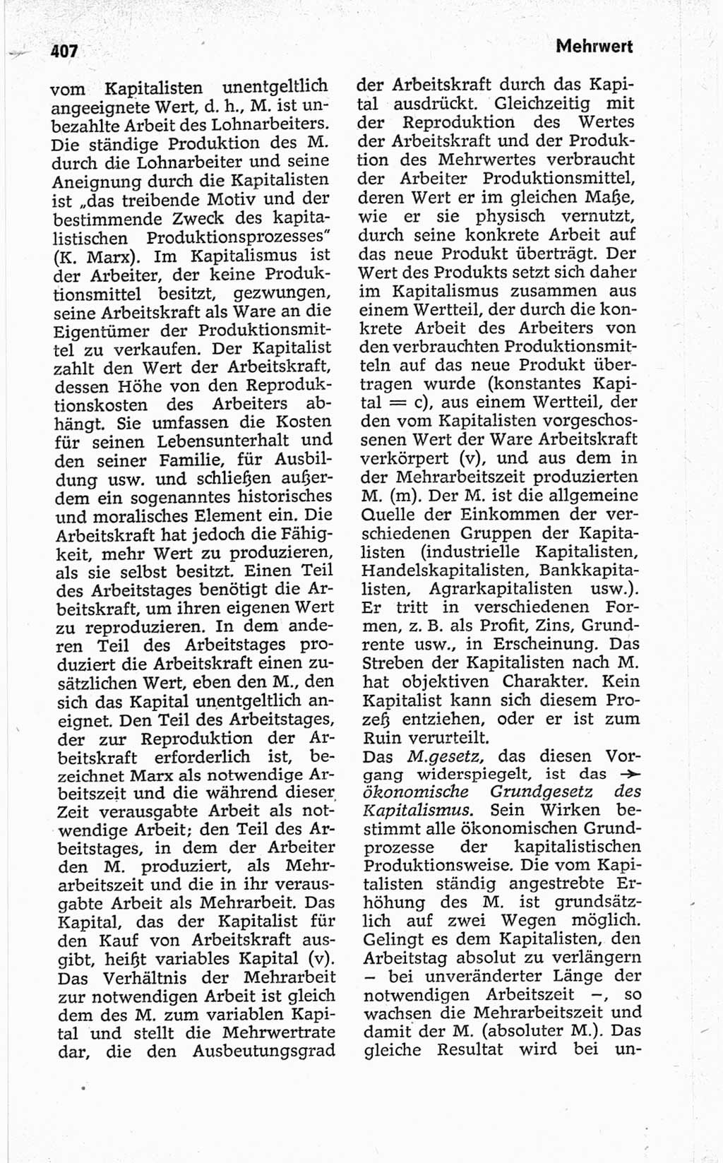 Kleines politisches Wörterbuch [Deutsche Demokratische Republik (DDR)] 1967, Seite 407 (Kl. pol. Wb. DDR 1967, S. 407)