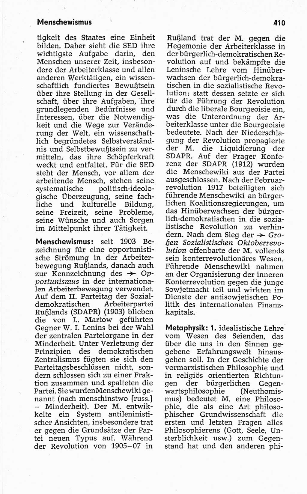 Kleines politisches Wörterbuch [Deutsche Demokratische Republik (DDR)] 1967, Seite 410 (Kl. pol. Wb. DDR 1967, S. 410)