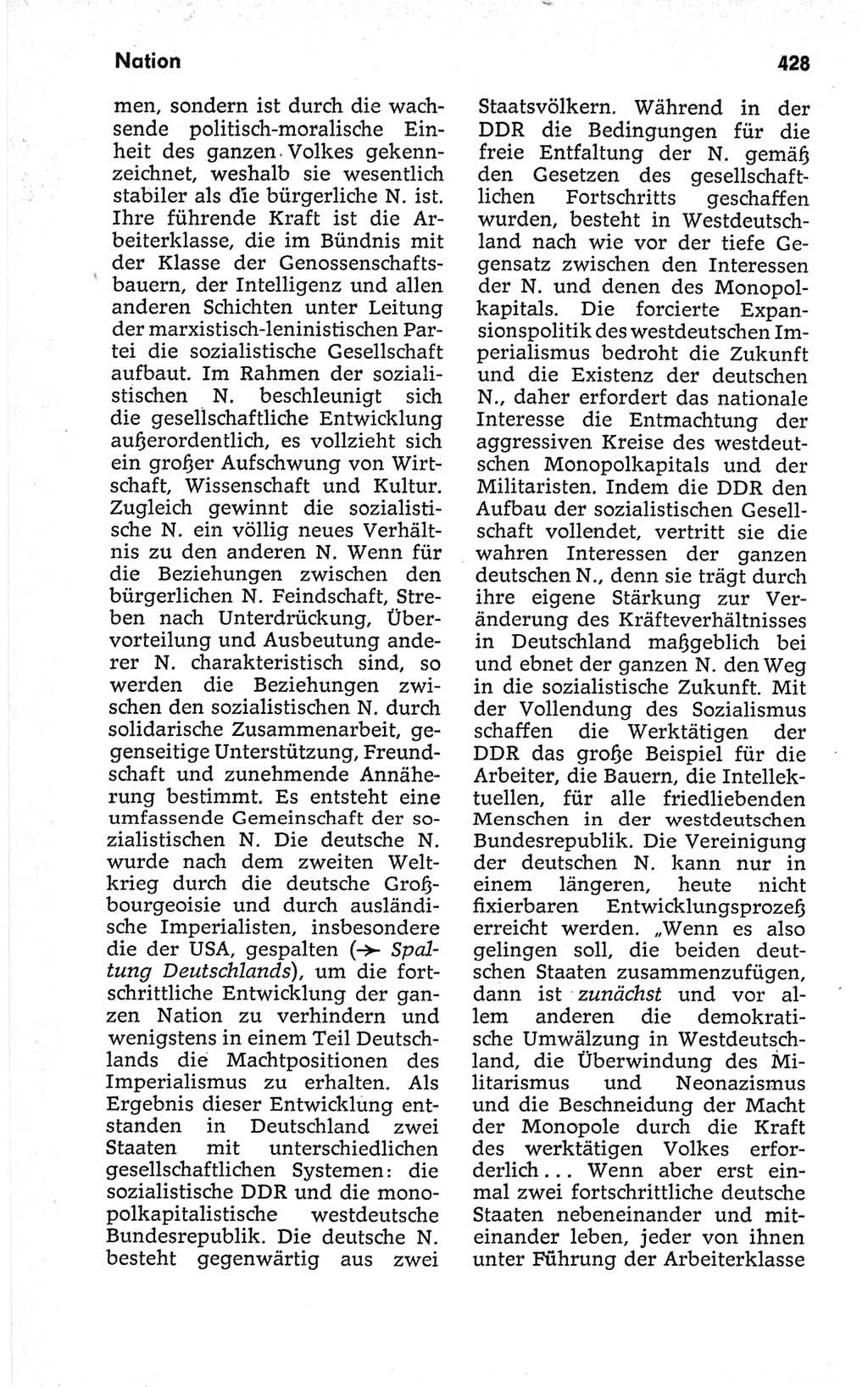 Kleines politisches Wörterbuch [Deutsche Demokratische Republik (DDR)] 1967, Seite 428 (Kl. pol. Wb. DDR 1967, S. 428)