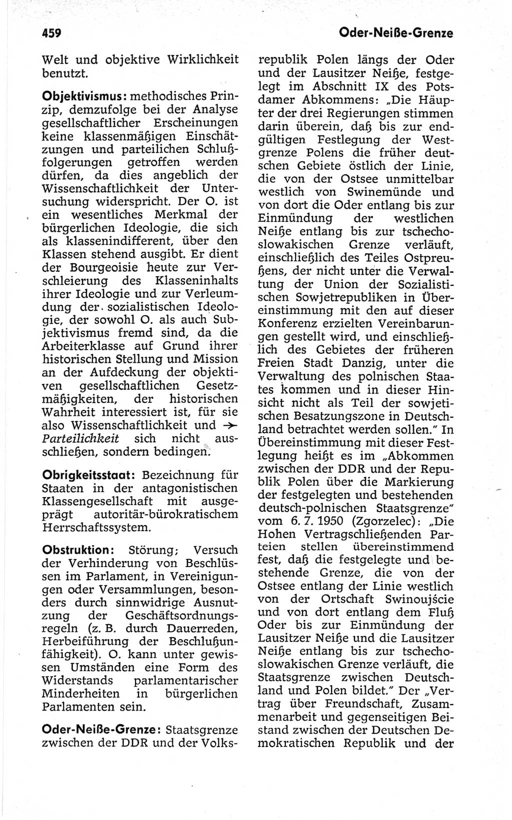 Kleines politisches Wörterbuch [Deutsche Demokratische Republik (DDR)] 1967, Seite 459 (Kl. pol. Wb. DDR 1967, S. 459)